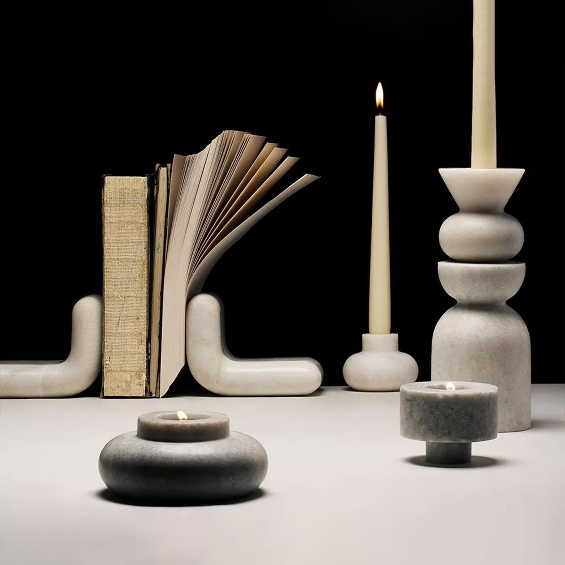 Tom Dixon Stone Stacking Candleholder | Holloways of Ludlow