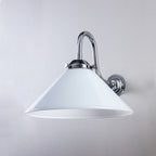 Outlet Old School Electric B22 Conical Glass Wall Light