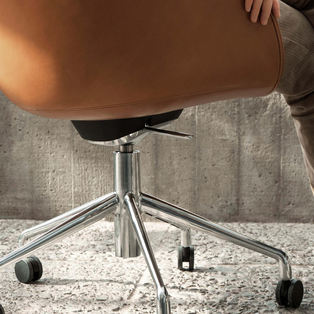 HAY AAC 155 Chair, Soft Upholstery with 5 Star Swivel Base Tilt Gas Lift Wheel Base