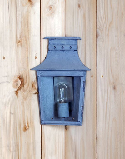 Lumart Chartres Inner Corner Lantern in Aged Zinc