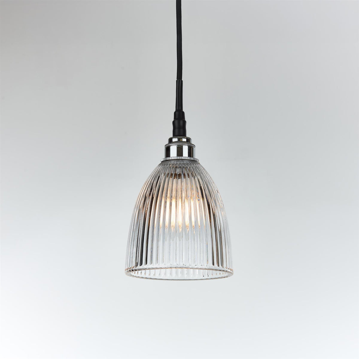 Old School Electric Elongated Prismatic Pendant Light : Bathroom Version