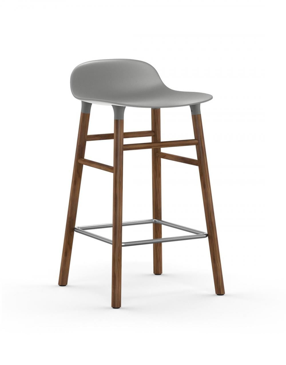 Normann Copenhagen Form Barstool - Wooden Legs