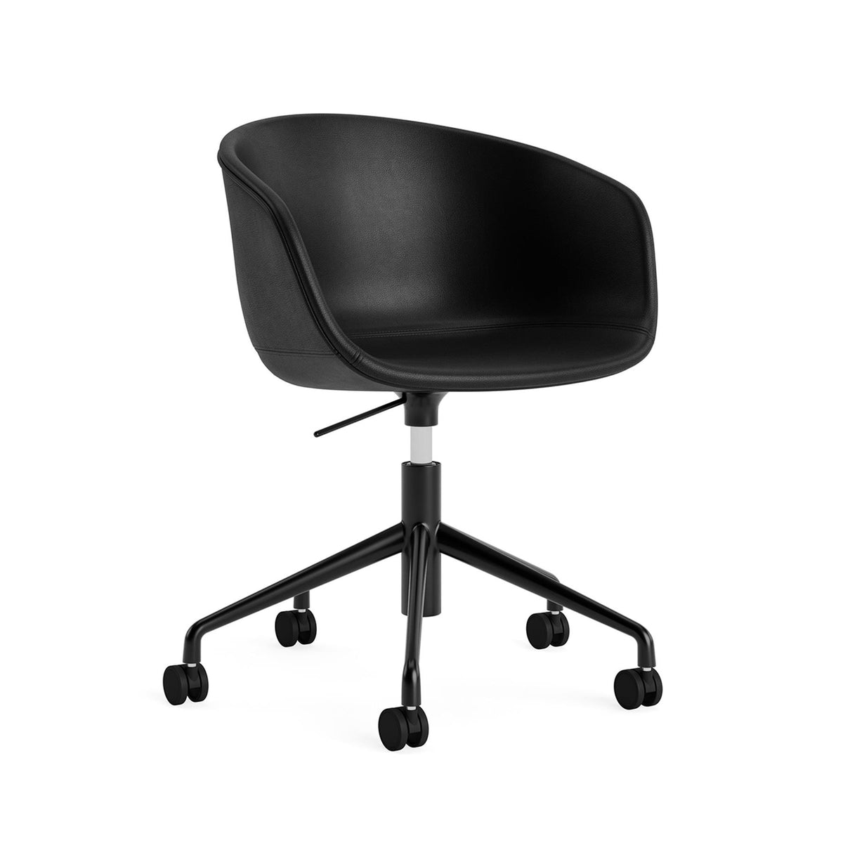 HAY AAC 53 Chair, Upholstered - 5 Star Swivel Base, Gas Lift and Wheels