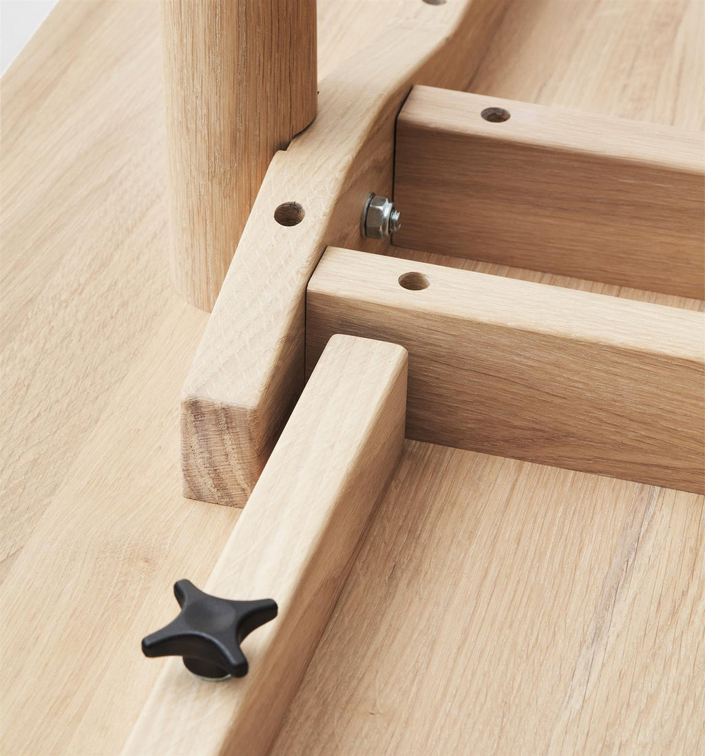 MAKE nordic Holmen Extendable Rectangular Dining Table, 210cm-240cm Length