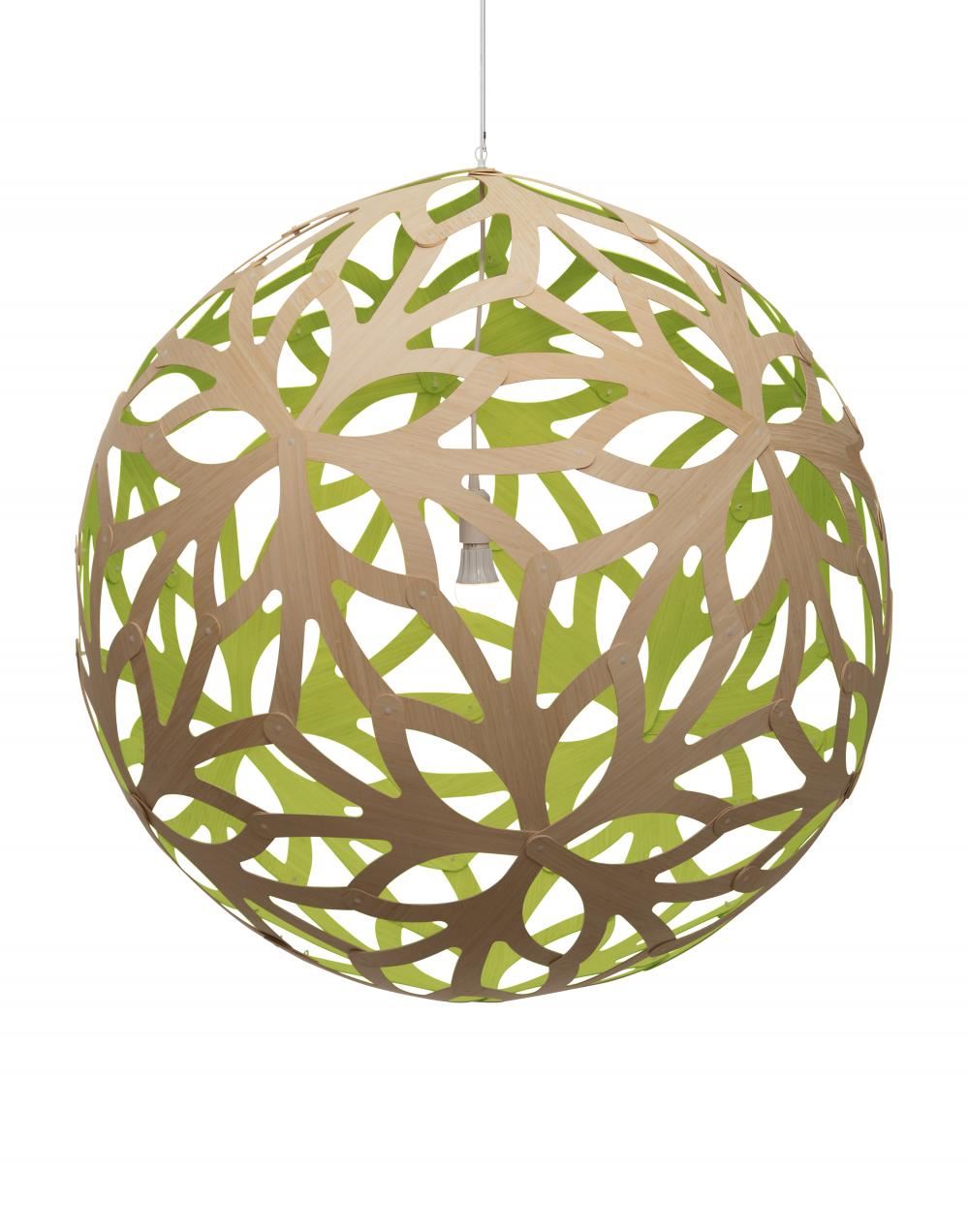 David Trubridge Floral Pendant Light Coloured - 1 Side