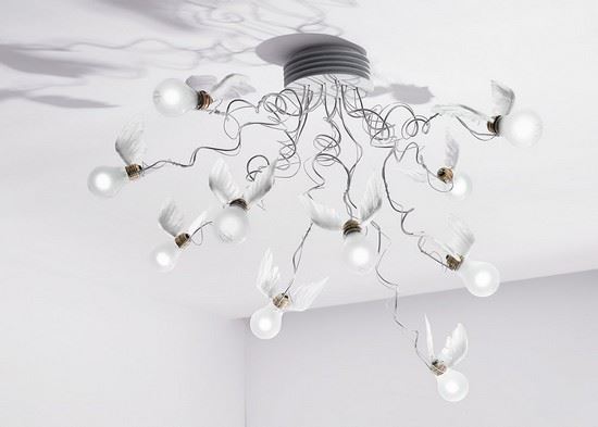Ingo Maurer Birdie chandelier