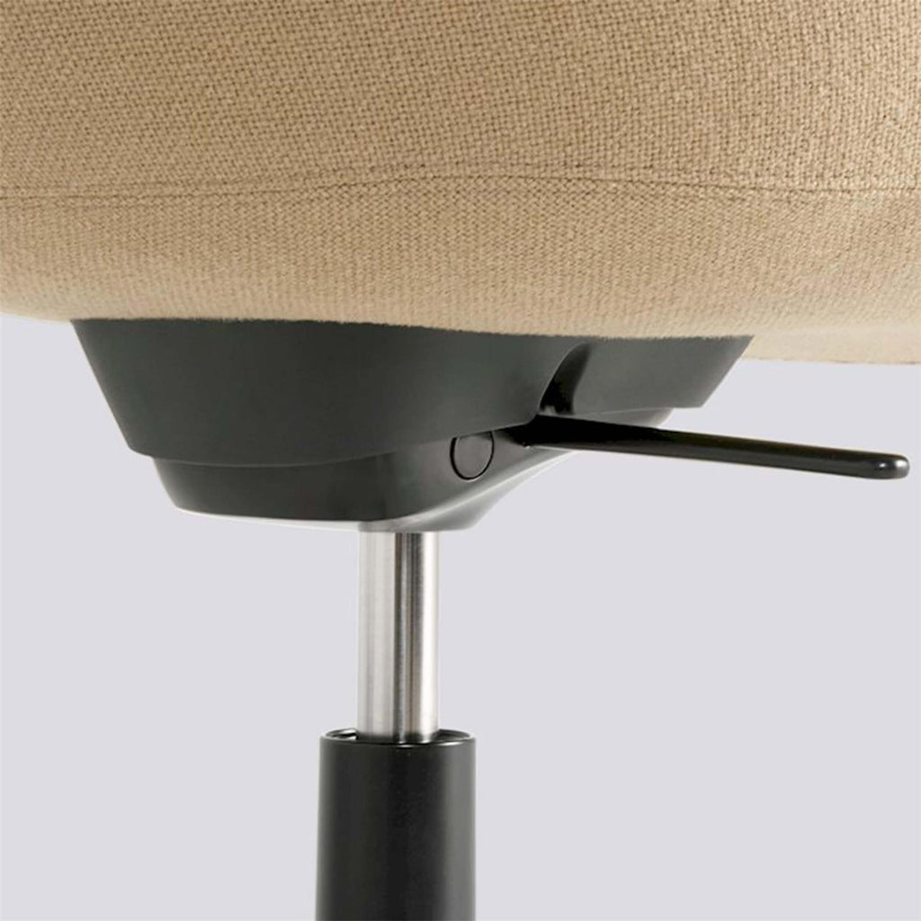 HAY AAC 155 Chair, Soft Upholstery with 5 Star Swivel Base Tilt Gas Lift Wheel Base