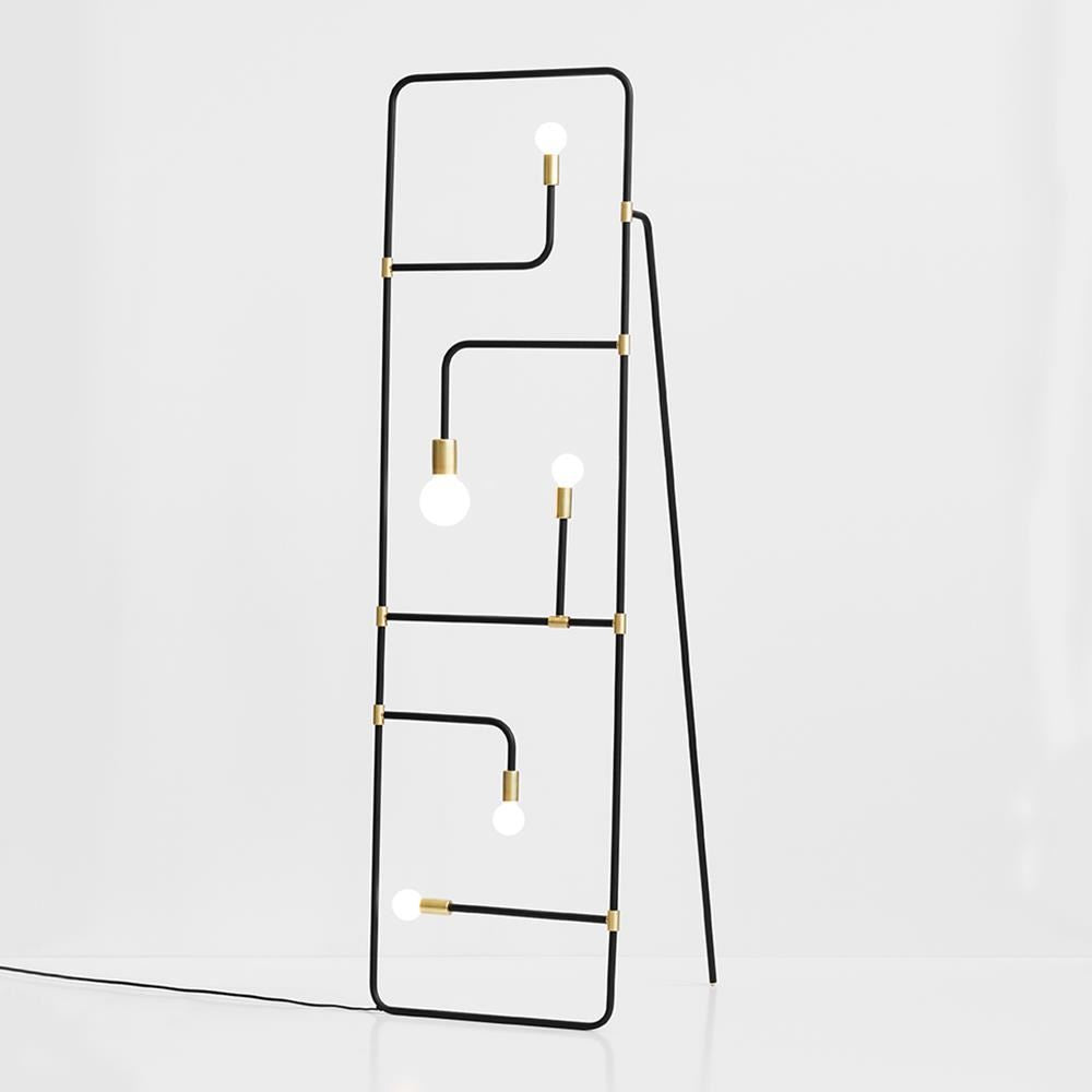 Outlet Beaubien light - Black & Brass, Floor