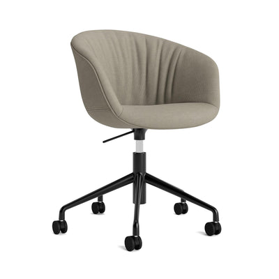 HAY AAC 53 Chair, Soft Upholstery - 5 Star Swivel Base, Gas Lift and Wheels