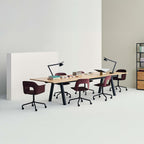 HAY Layout Armchair 253 with 4 Star Swivel Arc Base