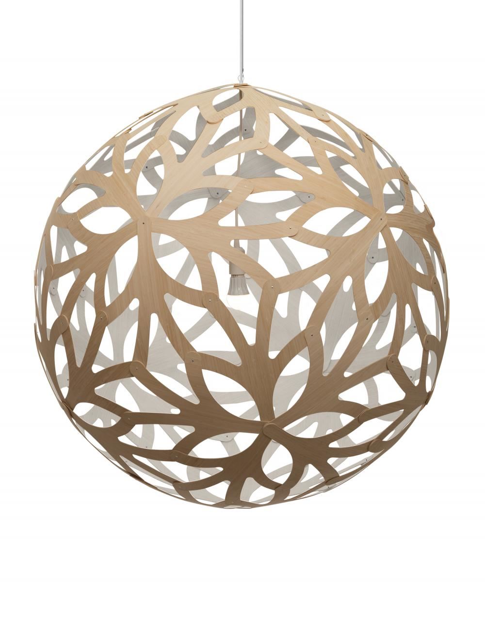 David Trubridge Floral Pendant Light Coloured - 1 Side