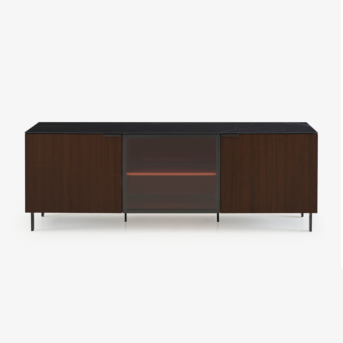 Ligne Roset Selvans Sideboard with Glass Door