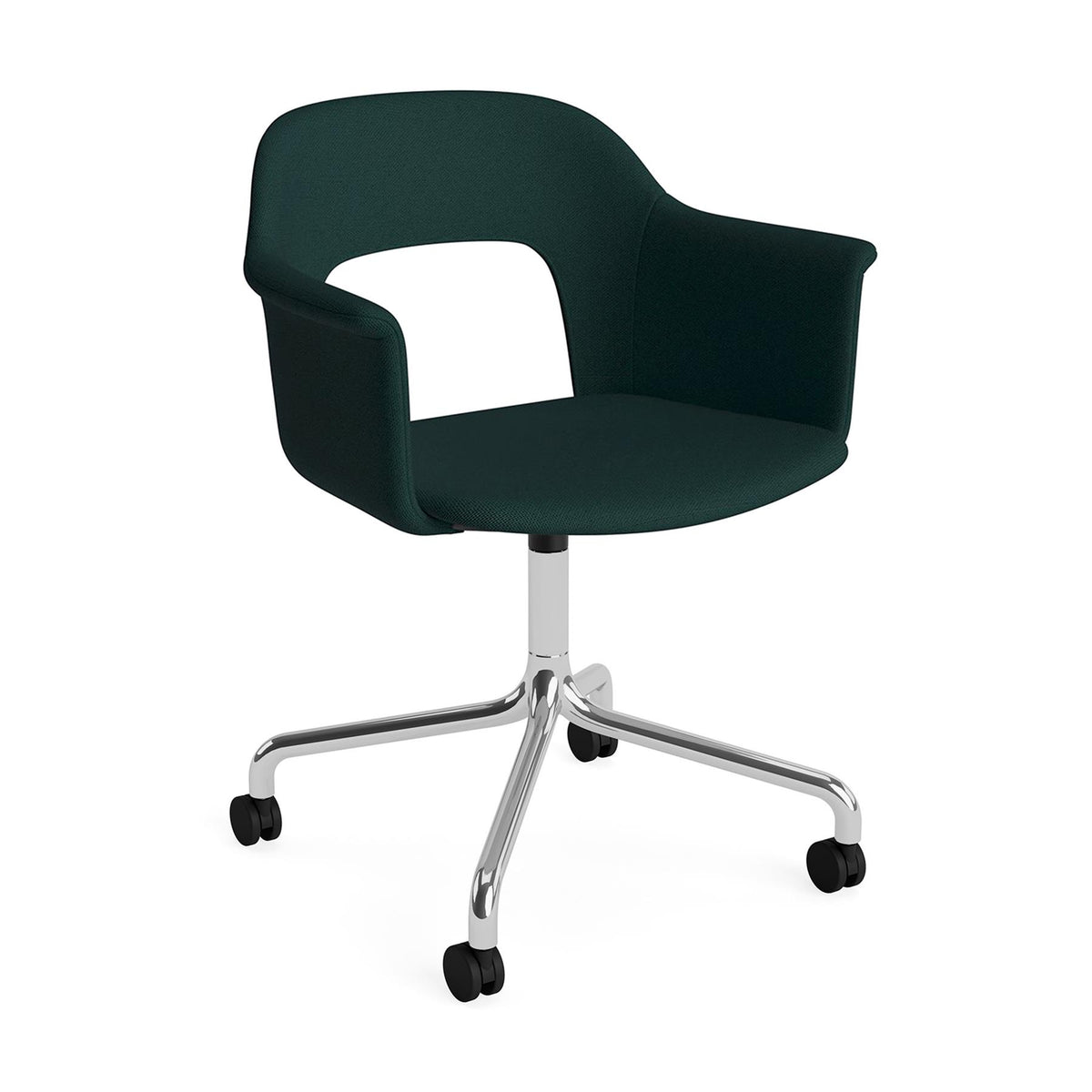 HAY Layout Armchair 264 with 4 Star Arc Swivel Wheel Base