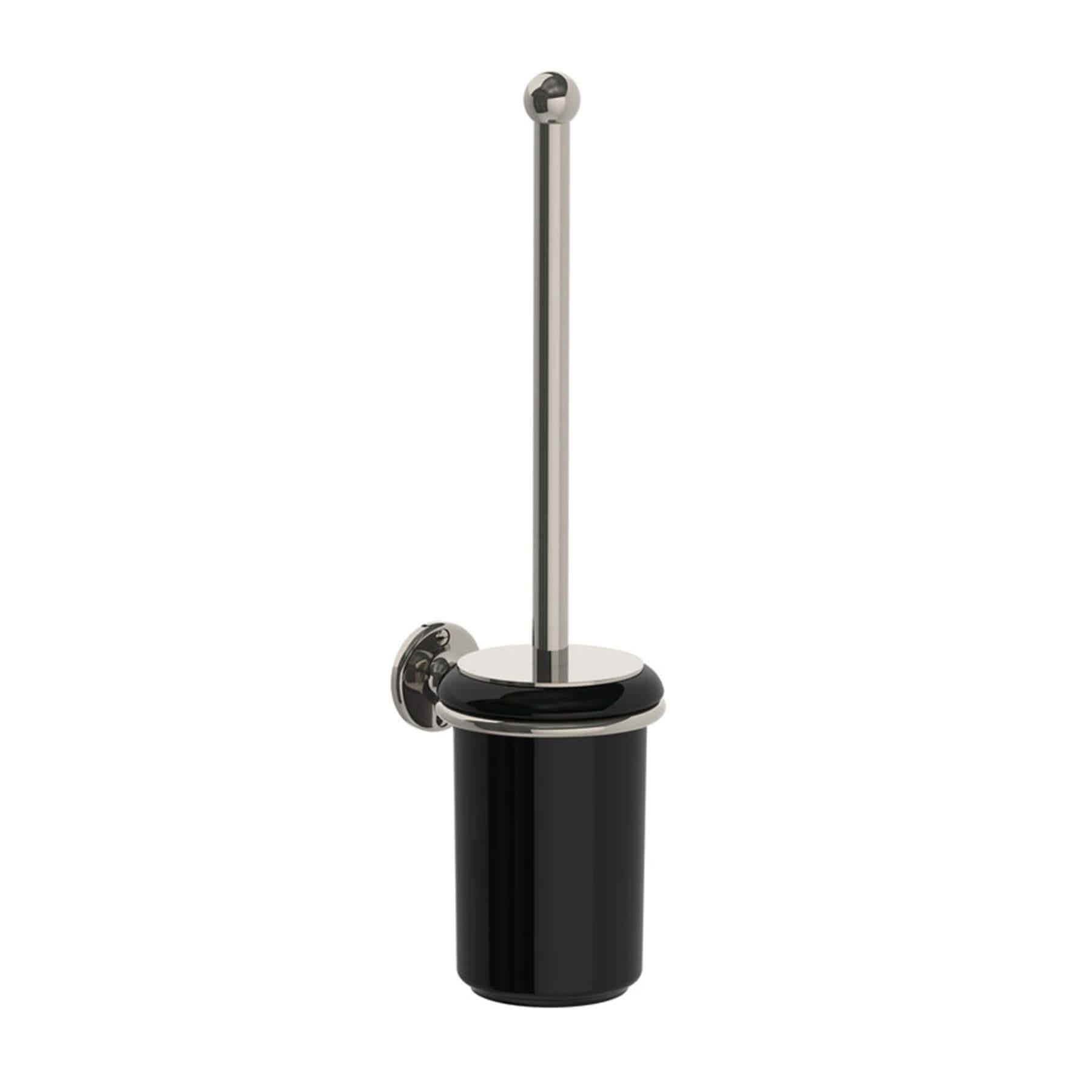 Lefroy Brooks Classic Wall Mounted Ceramic Pot & Brush 4503