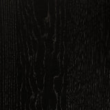 Black lacquered oak