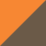 Brown grey and orange