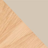 Natural Oak & iridescent White