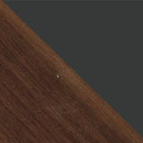 Walnut & Slate Grey Metal