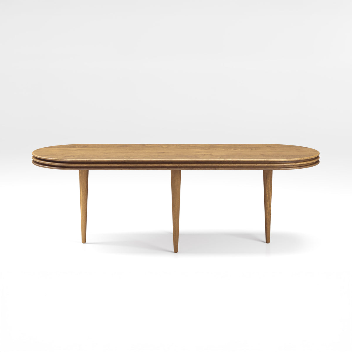DK3 Groove Oval Coffee Table