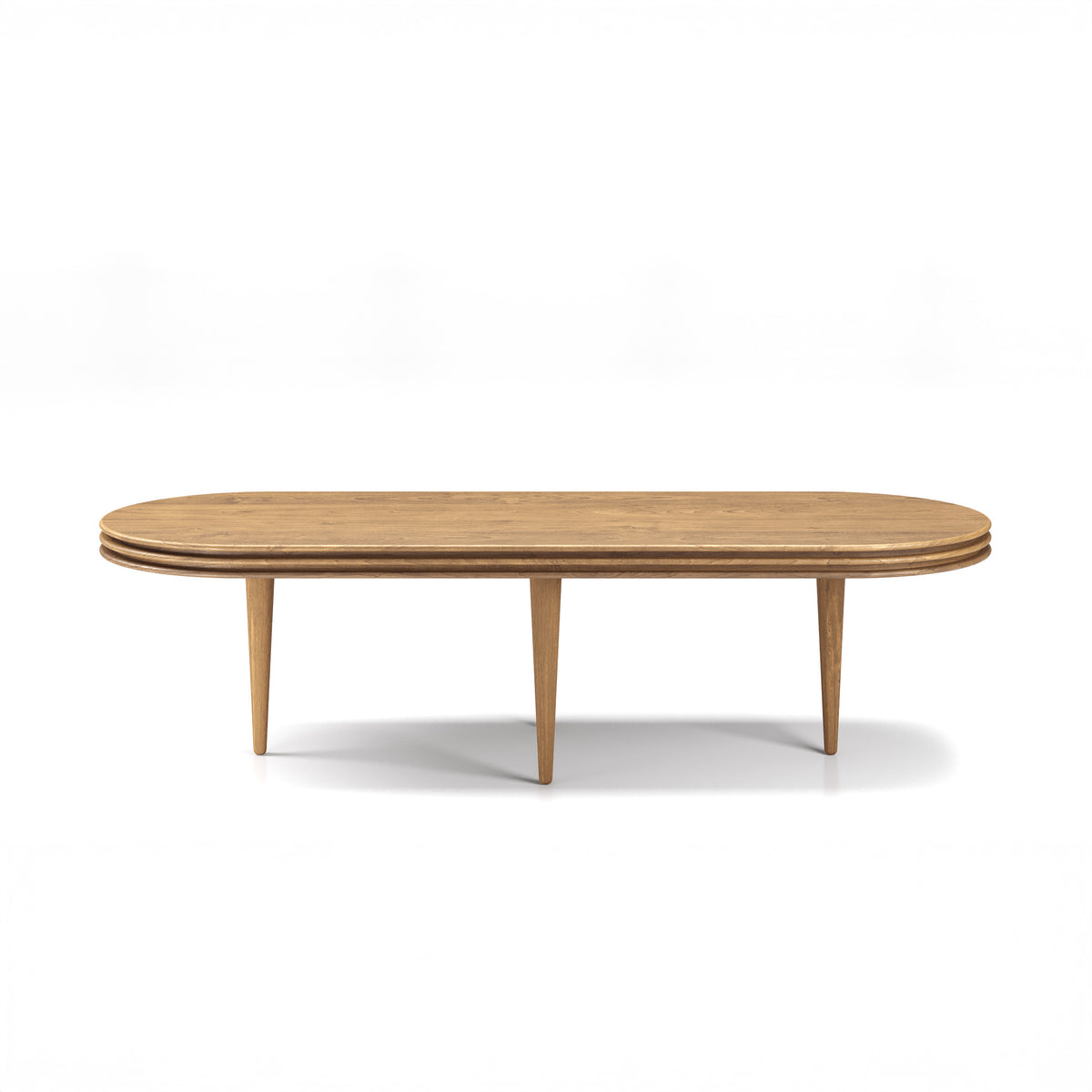 DK3 Groove Oval Coffee Table