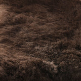 Shorn (short) brown sheepskin