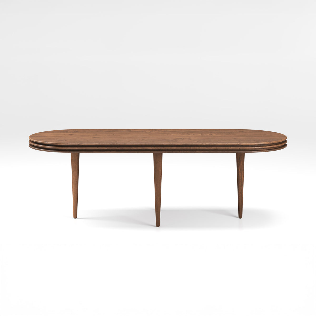 DK3 Groove Oval Coffee Table