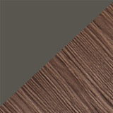 Anthracite & Walnut Desk And Sheles