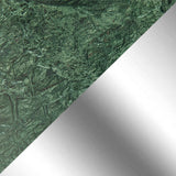 Polished Stainless Steel & Verde Guatemala Marble