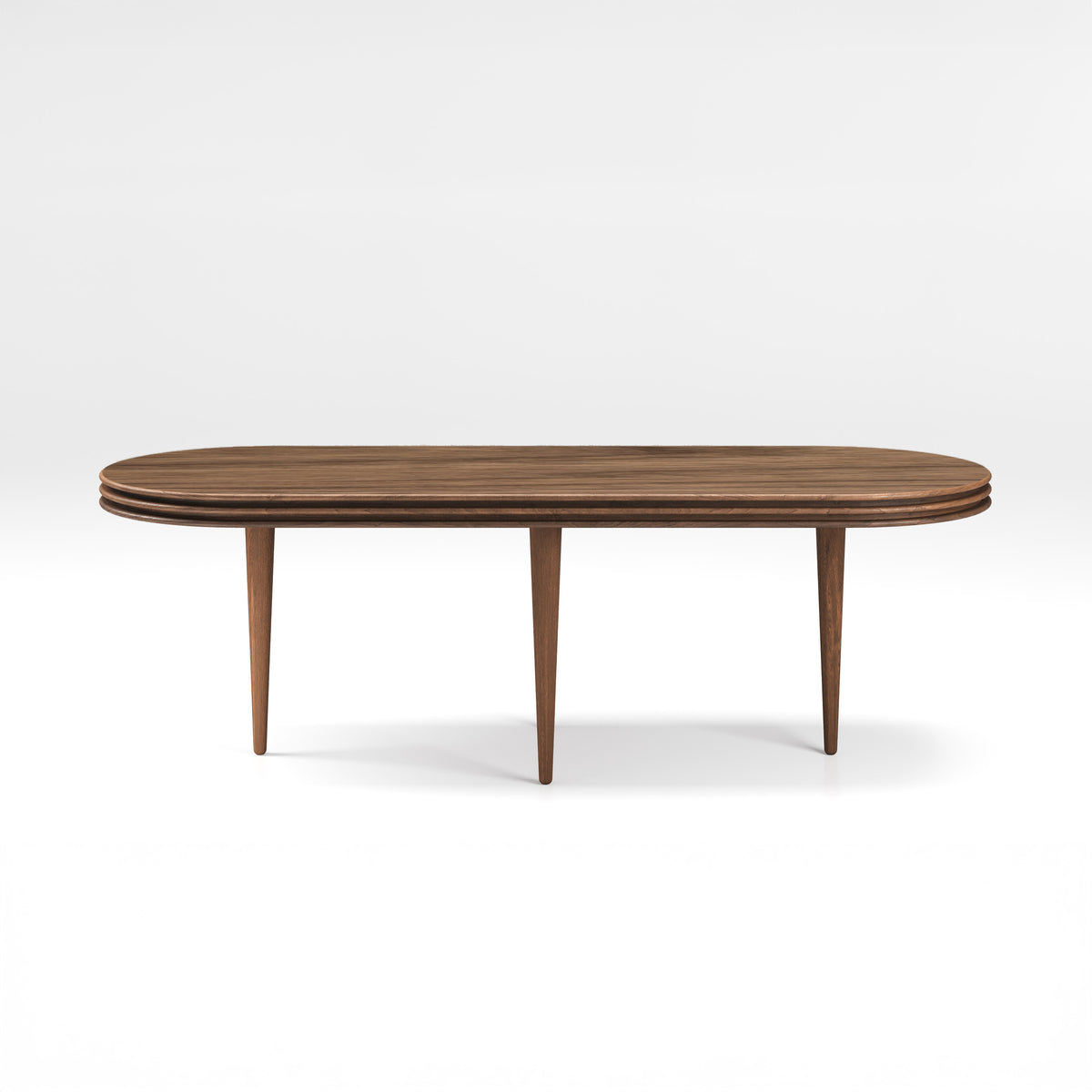 DK3 Groove Oval Coffee Table