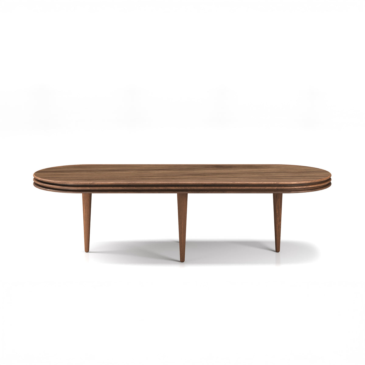DK3 Groove Oval Coffee Table