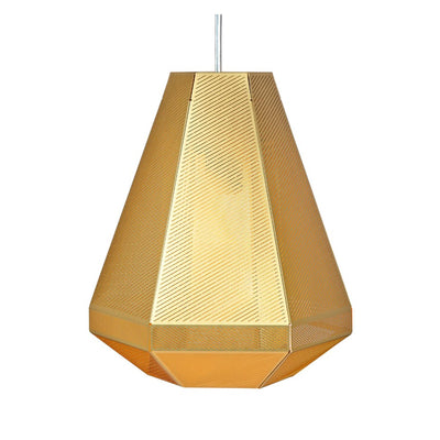 Outlet Tom Dixon Cell Tall Pendant Light : Brass