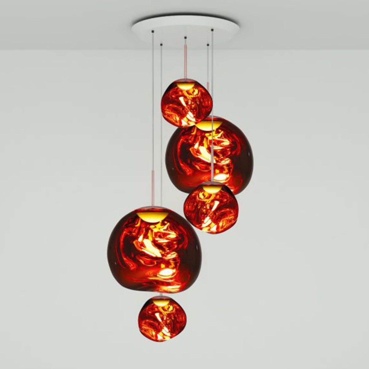 Tom Dixon Melt Round LED Pendant Light System