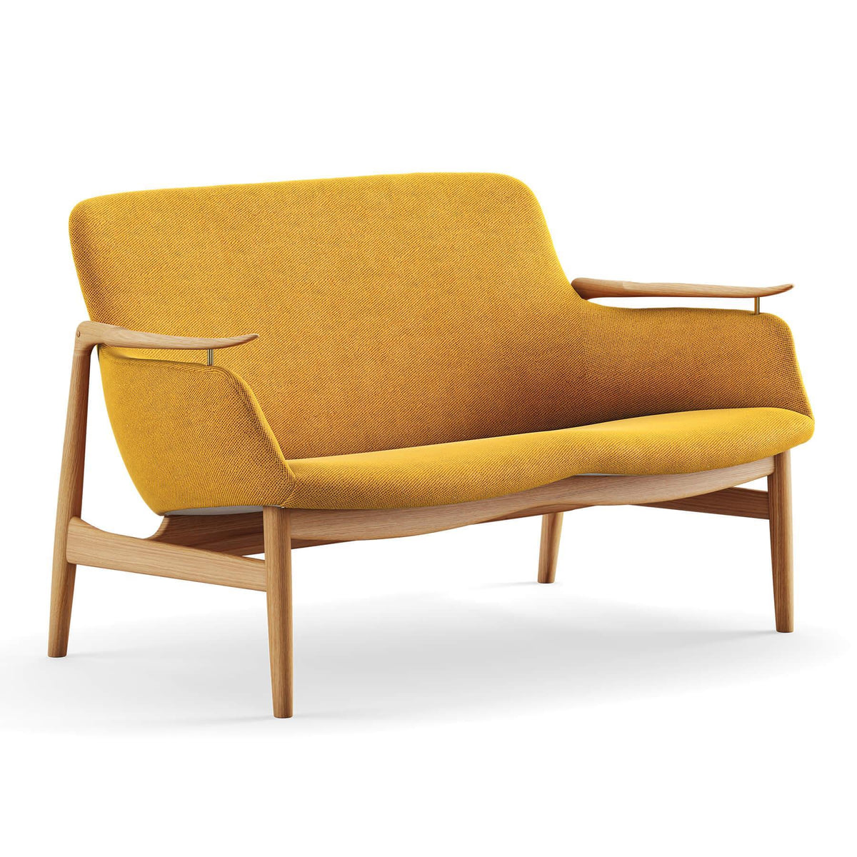 Finn Juhl The 53 Sofa in Dark Oiled Oak
