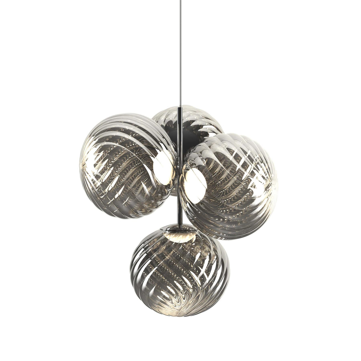 Tom Dixon Whirl Chandelier LED Pendant Light
