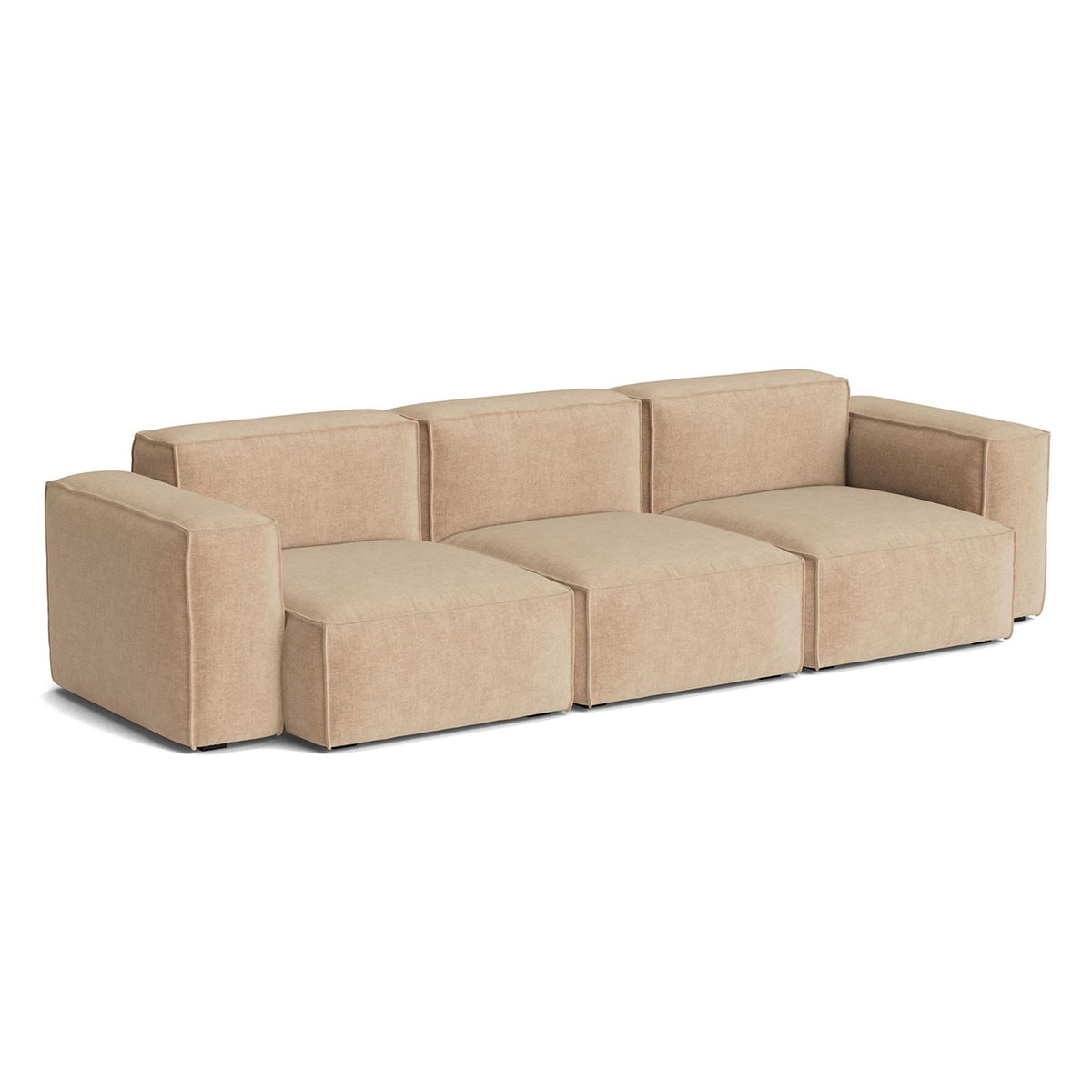 HAY Mags Soft 3+ Seater Sofa Low Armrest with Removable Cover Combination 1