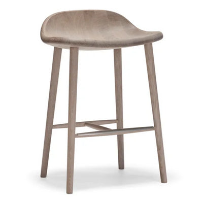 Outlet Miss Holly bar stool - White oil finish, Height 63cm