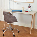 HAY AAC 53 Chair, Soft Upholstery - 5 Star Swivel Base, Gas Lift and Wheels