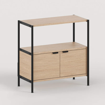 TIPTOE Unit Shelf Level 2 with Doors Shelf