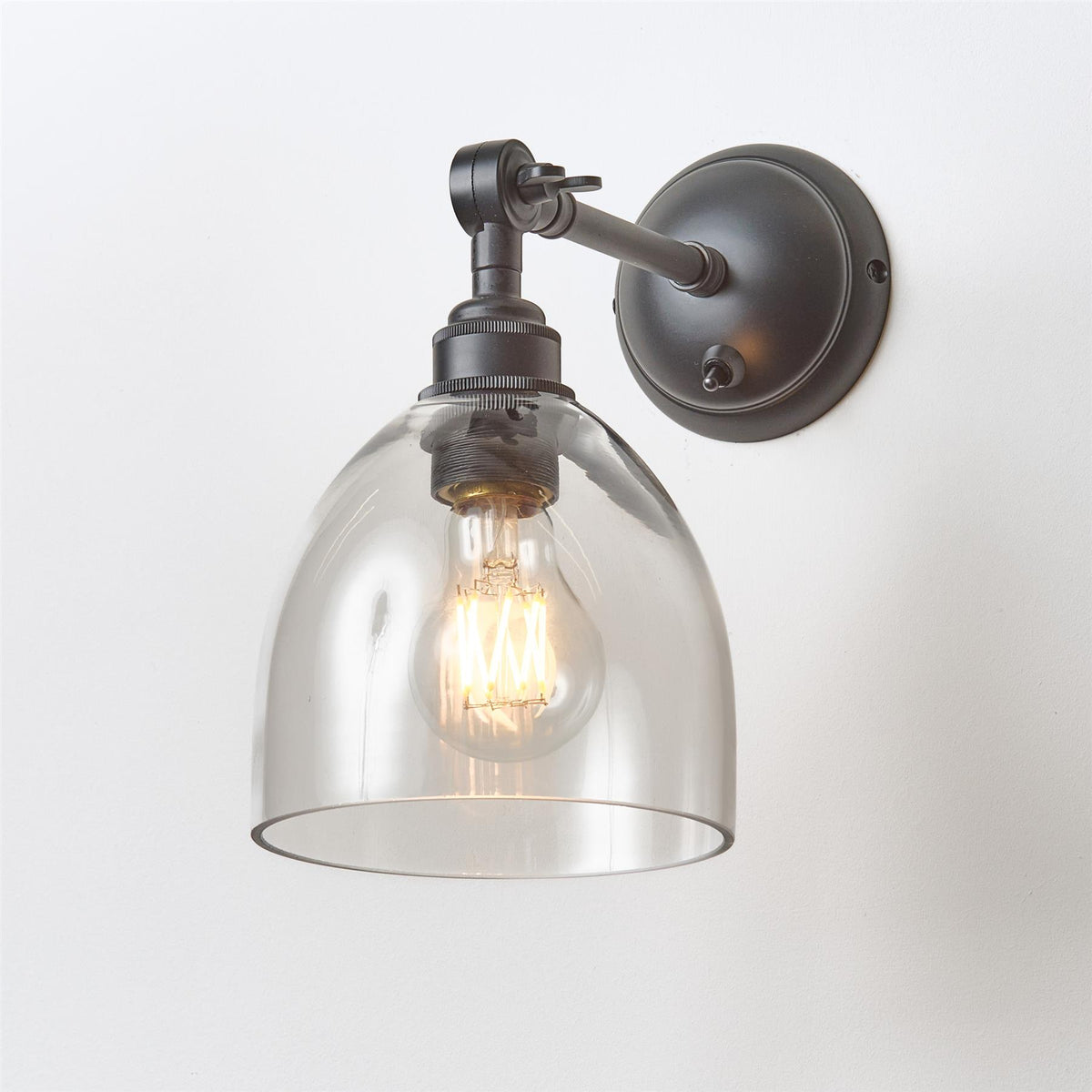 Old School Electric Bell Wall Light : Adjustable Arm