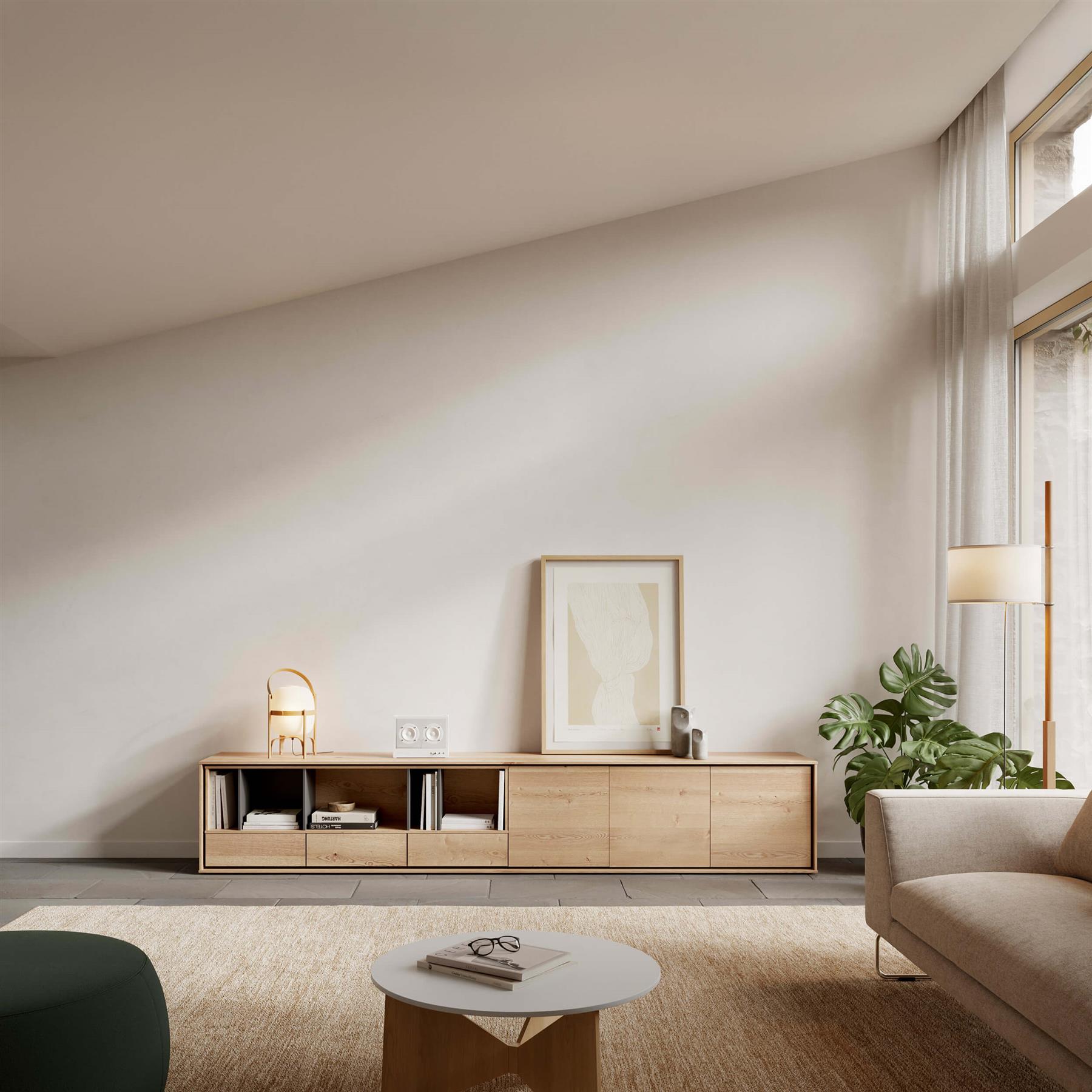 Treku Aura Credenza, Vital Oak