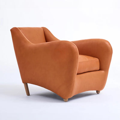 SCP Balzac Armchair - Sorensen Utah Russet leather
