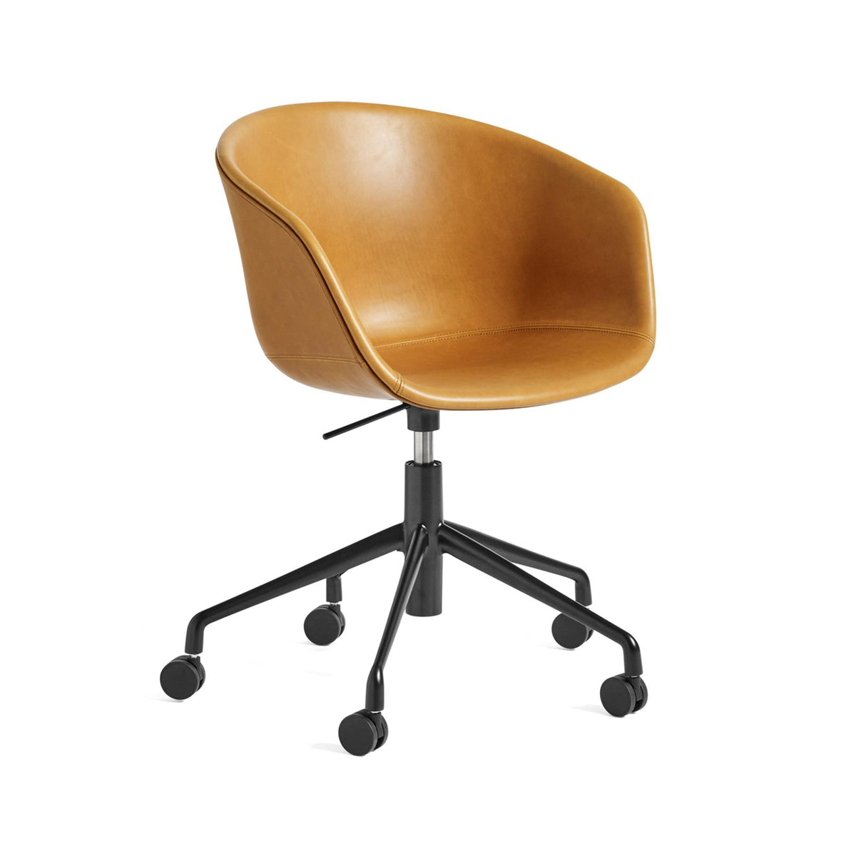 HAY AAC 53 Chair, Upholstered - 5 Star Swivel Base, Gas Lift and Wheels
