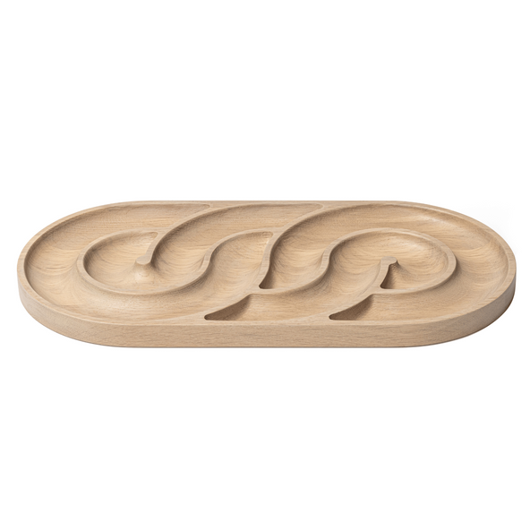 Outlet WOAK Fruit Tray - White Oiled Oak, Large