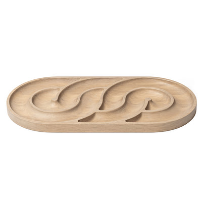 Outlet WOAK Fruit Tray - White Oiled Oak, Large