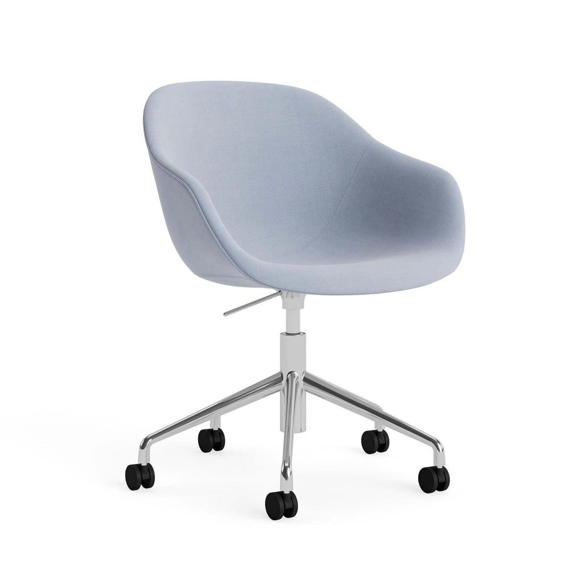 HAY AAC 253 Chair, Upholstered - 5 Star Swivel Base, Gas Lift and Wheels