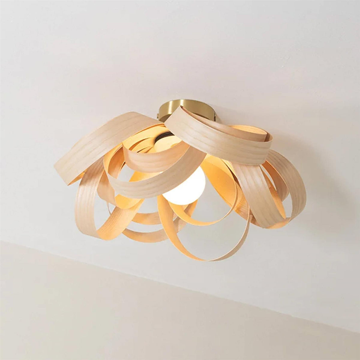 Tom Raffield Skipper Flush Ceiling Light