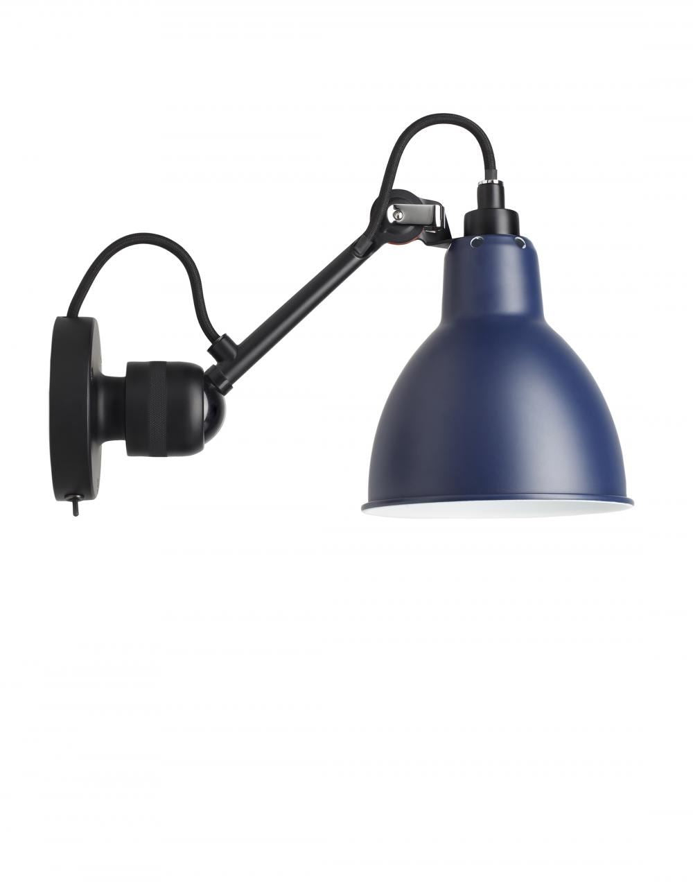 DCW Editions Lampe Gras 304 Small Wall Light - Black Arm