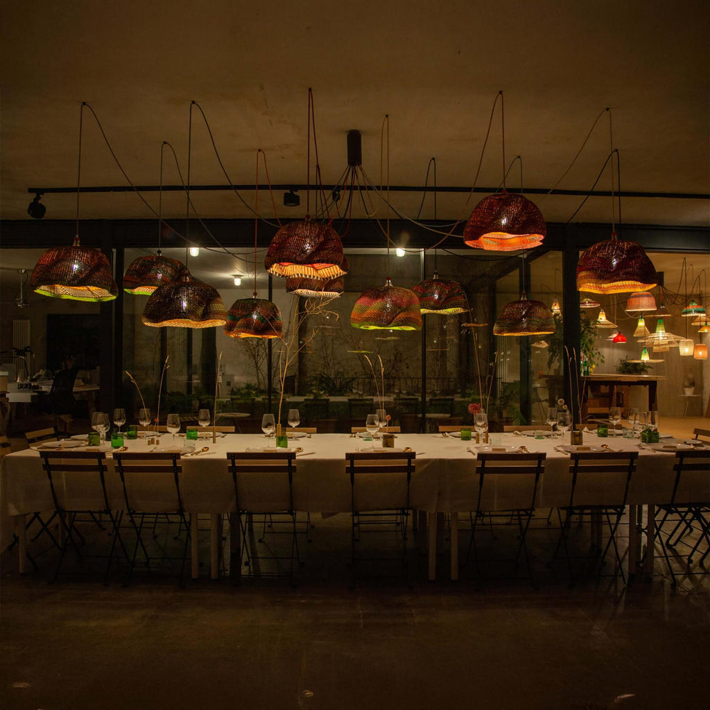 PET Lamp Bolgatanga Cluster Pendant Light