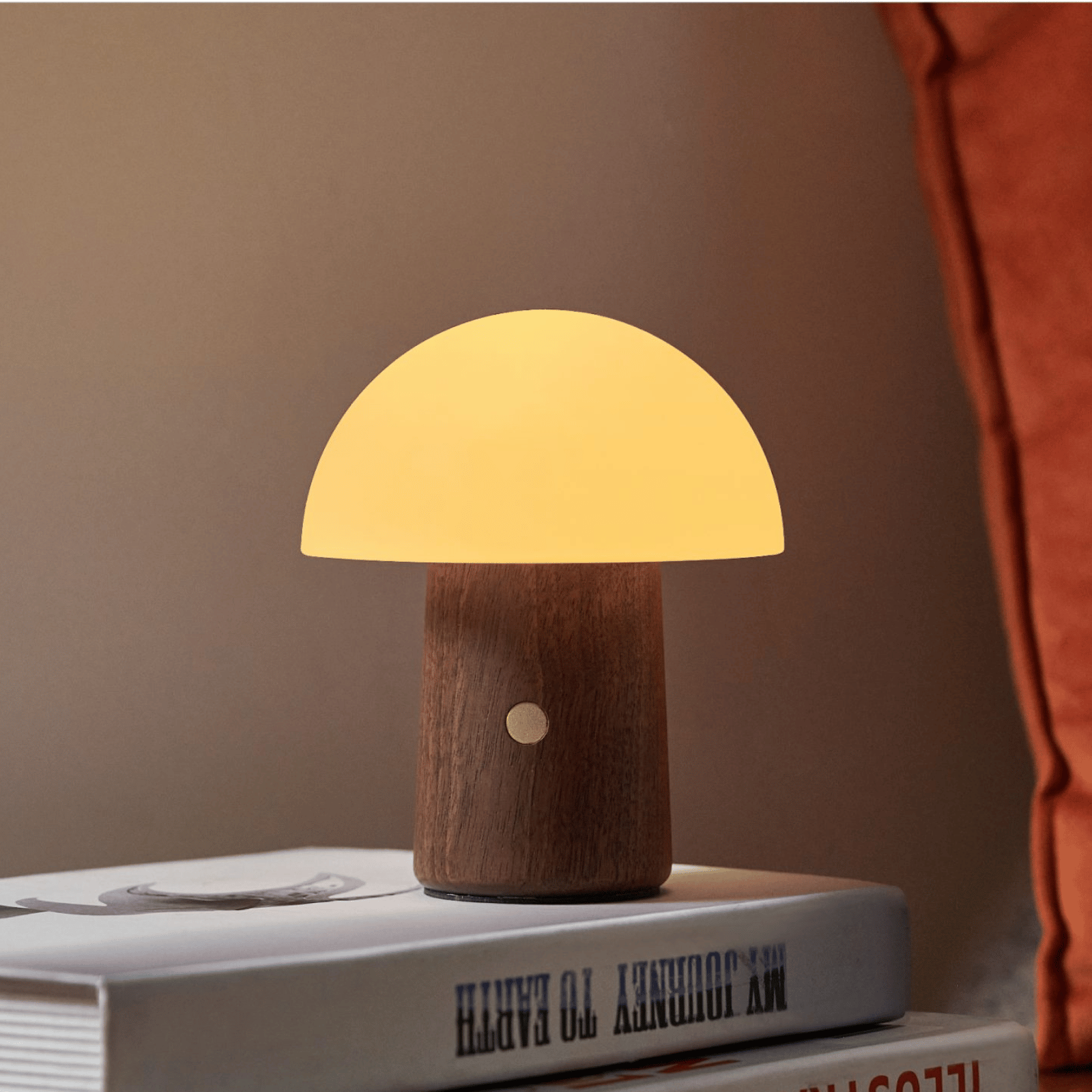 Metallic Mushroom LED Table Light-8