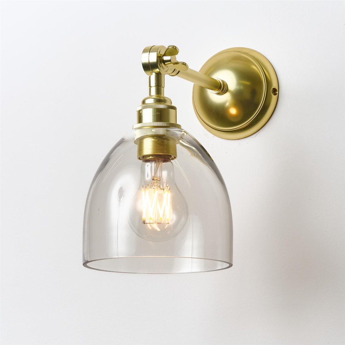 Old School Electric Bell Wall Light : Adjustable Arm